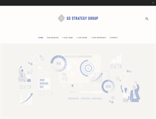 Tablet Screenshot of gsstrategygroup.com
